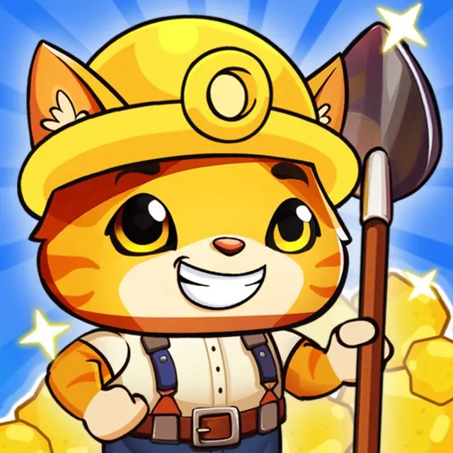 Cat Gold Miner Logo