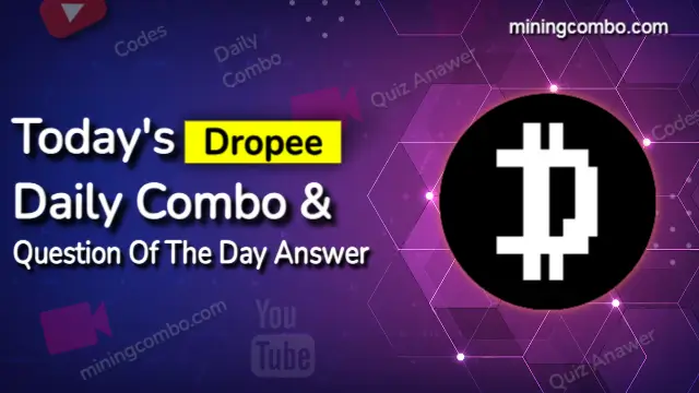Dropee Daily Combo cover